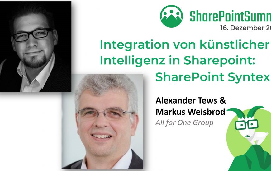 SharePoint Syntex: Künstliche Intelligenz in Microsoft SharePoint